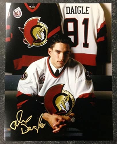 Alexandre Daigle potpisao Otawa Senators 11x14 fotografija - AUTOGREMENT NHL Photos