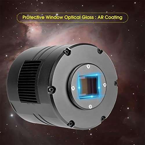 Svbony SV405CC Teleskopska kamera, TEC hlađen 11.7 MP CMOS astronomy kamera u boji, 1,25 inča UHC filter, smanjuje zagađenje svjetlošću, za duboku prostoru astrofotografiju