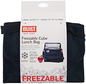 Izgrađena ny Icetec Freezable Lunch Cube, 1 torba, Crna