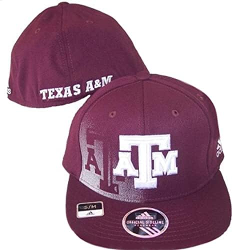 Texas A&M Aggies Sideline Flex Fit veličina mali/srednji stan Bill šešir kapa-team Colors