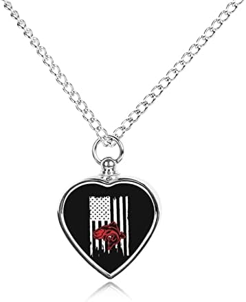Bas Zastava ribolov Fisher urna ogrlica za pepeo personalizirana ogrlica Za srce pet kremiranje nakit spomen