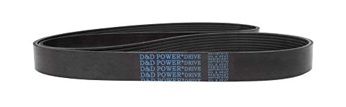 D & D Powerdrive 220J3 Poly V pojas, 0.2800000000000000003 Širina, guma