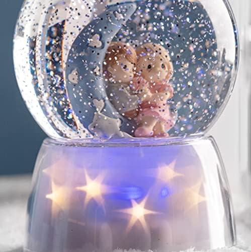 Dlvkhkl Dreamy Starlight Snowflake Crystal Ball Music Box Octavo DLA Boyfriend & Corir Rođendan Valentinovo