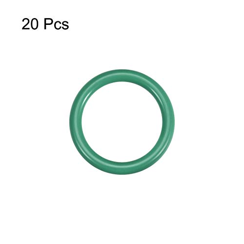 Uxcell Fluorne gume O-prstenovi, 27mm od 22,2 mm ID 2,4 mm Širina FKM brtva za brtvu za strojeve vodovod,