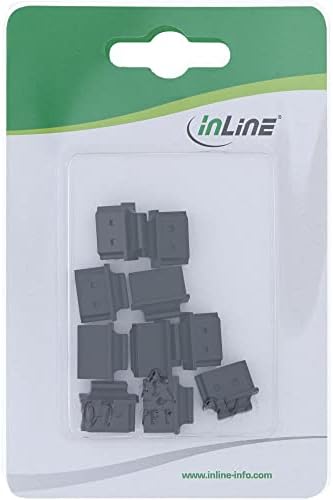 Inline 59948L paket od 10 poklopca prašine za HDMI žensko crne