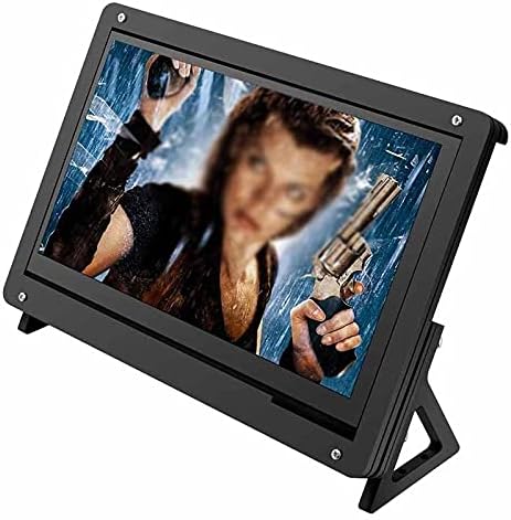 WDBBY 7-inčni LCD akrilni nosač nosača za ekranu za ekranu za ekranu za ekranu za maline PI 3 model B +