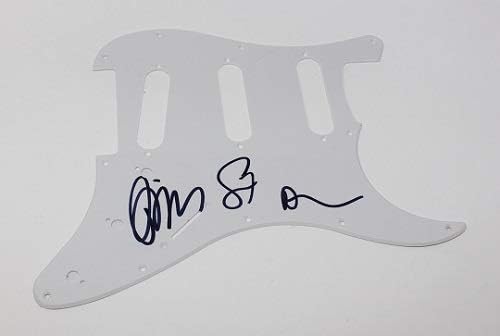 Interpol Group Band Potpisan Autogramom Fender Strat Električna Gitara Pickguard Loa