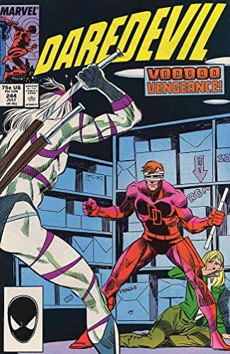 Daredevil 244 VF / NM; Marvel comic book / Ann Nocenti