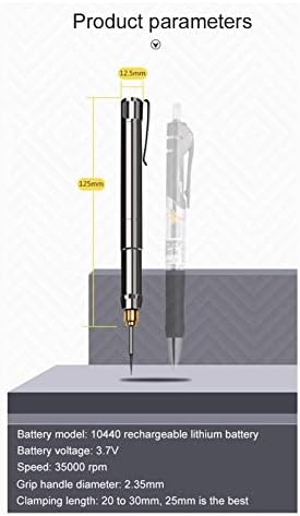 Xiaofang Fangxia Store električni gravirajući olovka Alat Diy nakit Izrada dodataka Metalni stakleni drveni