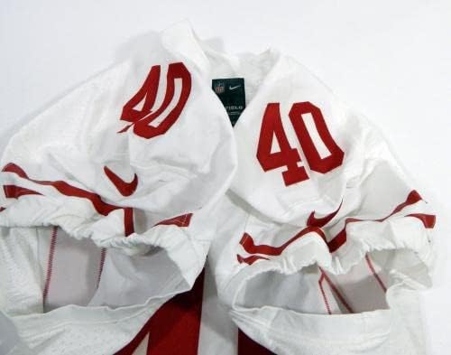 San Francisco 49ers Vinne Sunseri 40 Igra izdana bijeli dres 44 DP34766 - Neintred NFL igra rabljeni