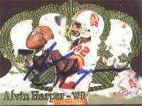 Alvin Harper Tampa Bay Buccaneers 1995 Pacific die bave autografrovana kartica. Ovaj artikal dolazi s potvrdom