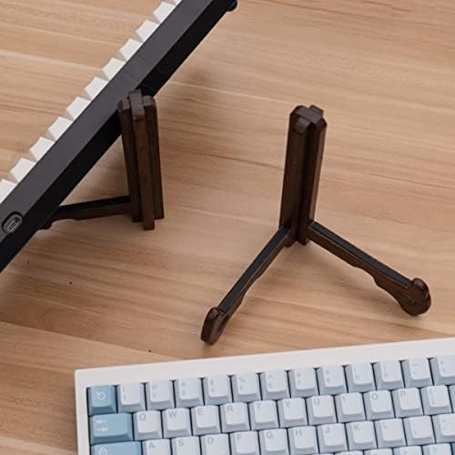 Hunfuthr drveni stalci za tastaturu mehanički držač ekrana za igre montiran prenosivi stalak za skladištenje