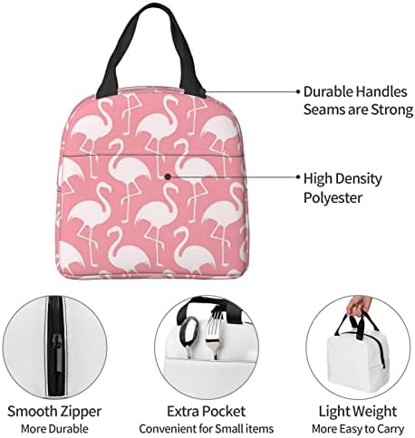 Flamingo torba za ručak žene male torbe za hlađenje izolovana kutija za ručak za tinejdžerke Muška kutija