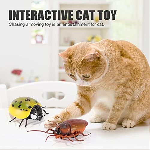 IastVita Cat Toys Cockoach Interaktivna realistička simulacija mačka Halloween električni pokretni lažni