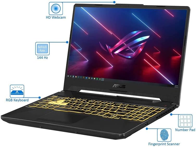 ASUS TUF F15 Gaming Laptop, 15.6 144Hz FHD IPS ekran, Intel Core i5-10300h procesor, GeForce GTX 1650, 32GB