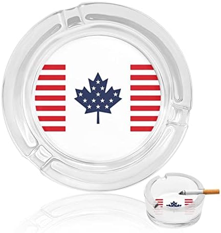 SAD Kanada zastava zastava za pušenje pepeljara za cigarete za cigare za cigare za držač nosača pepela futrola
