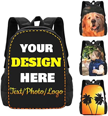 Prilagođeni ruksak za dječake, personalizirani ruksak s tekstualnom slikom, prilagođavanje ruksaka za prijenosnog