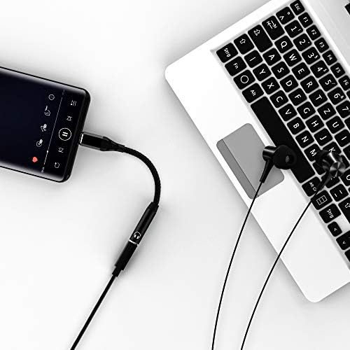 Acocobuy USB C do 3,5 mm adapter za Samsung S23 adapter za slušalice HI-res USB C do 3,5 mm Jack adapter