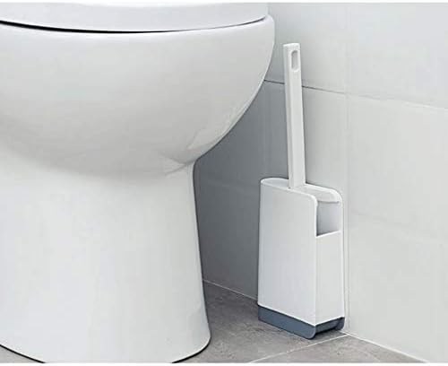 Kompaktna plastična toaletska četka i držač za kupaonicu, čvrst, duboko čišćenje