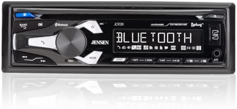 Jensen JCR311 10 znakovni LCD Single din Car Stereo prijemnik | CD player | Push to Talk Asistent | Bluetooth