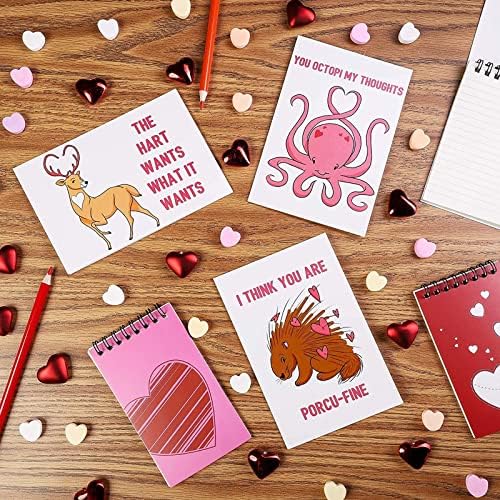 Životinjske Pun Valentinove kartice sa kovertama, 6 dizajna