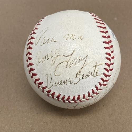 Tony Oliva potpisao je oal bejzbol upisane Tonyju na španskom sa hologramom za b & e - autografirane baseball