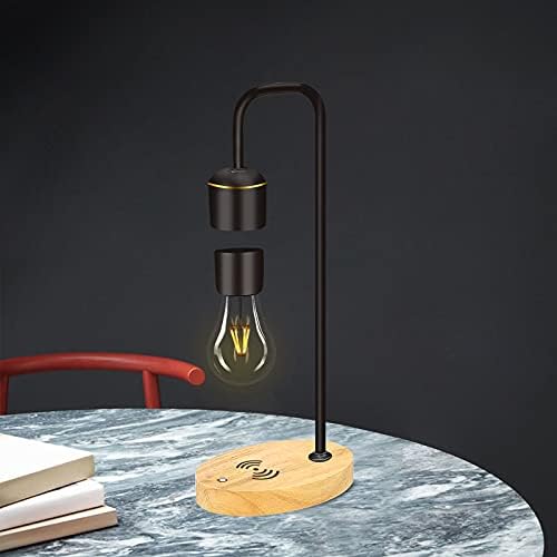 Floatidea magnetska levitacija lakiranje žarulje Real Wood crno plutajuće stolove LED noćna svjetla s luksuznim