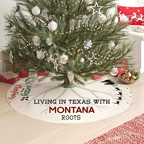 Majka i me božićno suknje od 44 inča - Božićni ukras na daljinu, živi u Teksasu sa Montanom korijenima -