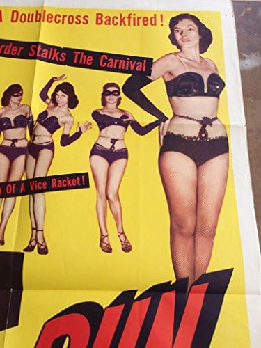 Djevojke ostrvo za užitak, klasični loši devojčini filmski poster, 27x41