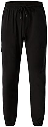 Muške lagane staze za hlače brze suho joggeri planinarske pantalone sa džepovima sa patentnim zatvaračem