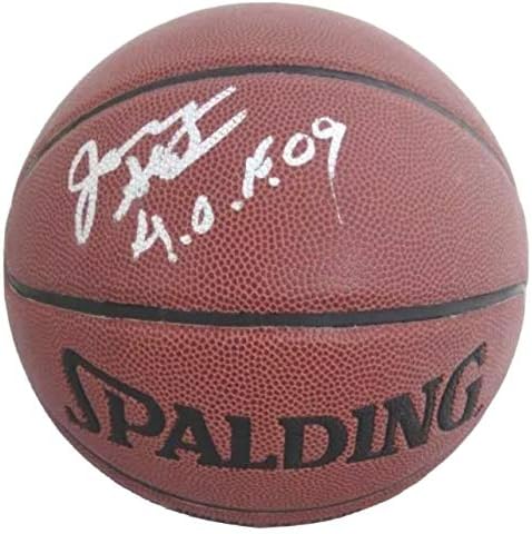 Jerry Sloan potpisao je spaling u zatvorenom / vanjsku košarkaju JSA - autogramene košarkaške
