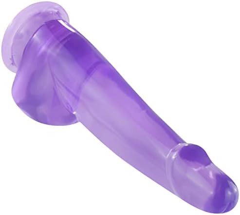 8,5 inčni veliki ljubičasti dildo, ogromne realne analne seksualne igračke s usisavanjem za žene