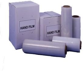 4 Rolls Clear Stretch Film Plastic Palet Wrap 18 Wide X 1500 Ft. 80 Gauge