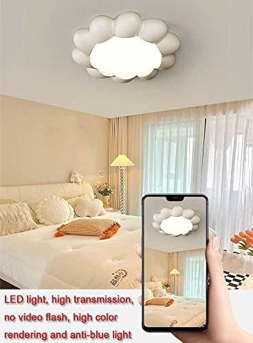 Moderna LED stropna lampica zatamnjena za djecu za spavanje spavaće sobe za spajanje 20 '' luster za okrugli