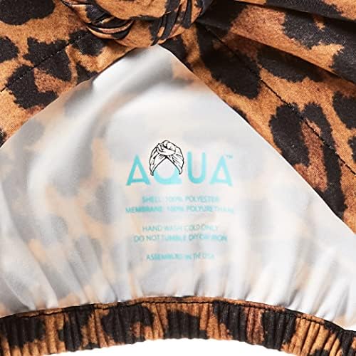 AQUA vodootporna pokrivala za glavu, vodootporna, prethodno vezana, Turban sa Punđom za sunce
