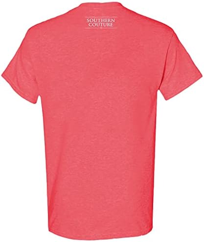 Southern Couture vodi mirna pamučna majica Coral Silk Pink Pamučna modna majica