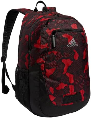 Adidas Foundation 6 ruksak, Nomad Digi Camo Vivid crveno-crna / crna / srebrna metalik, jedna veličina