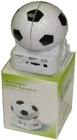 USB Powered Portable Fold-up Soccer-Ball Style Mini Speaker Amplifier for Computer, PC, iPod,iPad, MP3,