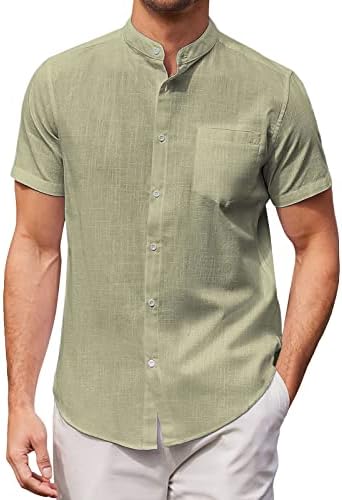 Uangkou muške golf košulje kratki rukav ležerni ljetni sportski sportski tenis majica za muškarce Slim Fit