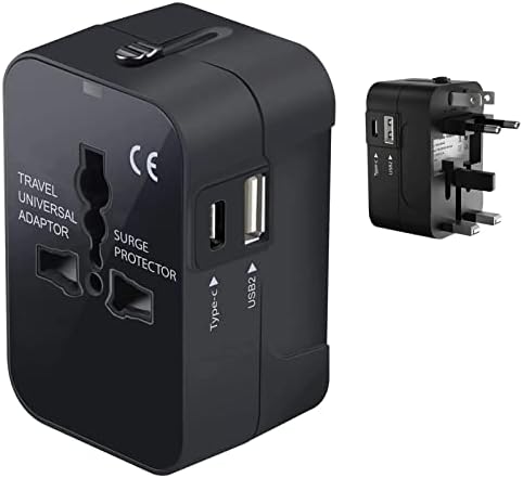 Putni USB Plus Međunarodni Adapter za napajanje kompatibilan sa Gionee Gpad G2 za Svjetsku snagu za 3 uređaja
