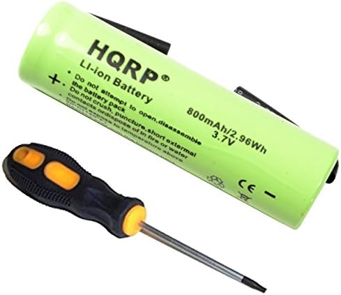 HQRP baterija radi sa Philips norelco 3.7V Li-Ion 422203612390 3611290 3606410 1050cc 1050x 1059x 1280x 1280xcc 1250x 1250xcc 1260x 1290x QT4070 britva / brijač + odvijač