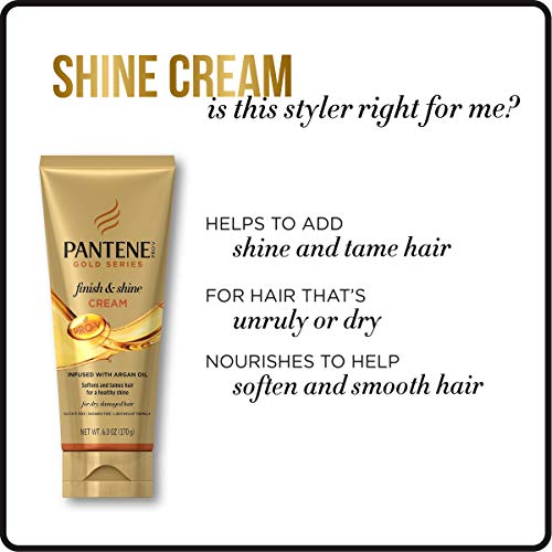 Pantene, Shine Cream Hair Treatment, sa arganovim uljem, bez sulfata, Pro-V Gold serija, za prirodnu i kovrčavu