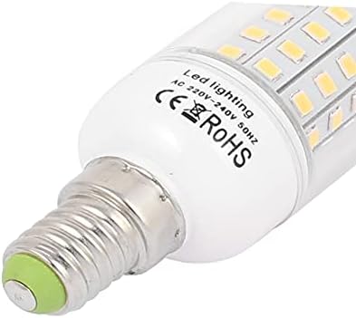 Nova Lon0167 AC220-240V 7W 72 x 2835smd E14 LED lampa za žarulju kukuruza Štednja energije topla bijela(AC220-240