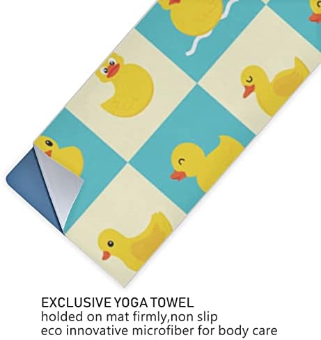 Pokrivač vežernog joge Funny-gume-patka joga ručnik joga mat ručnik