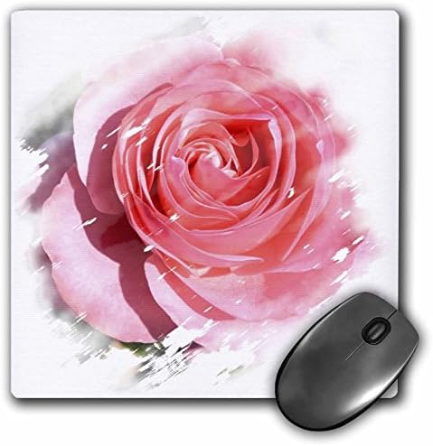3Droza LLC 8 x 8 x 0,25 inča jastučić za miš, najslađa ruža
