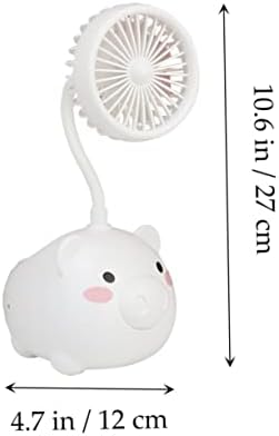 Homoyoyo svinjski poklopac za ventilator USB C stol za obnavljanje ventilatora na otvorenom USB ventilator