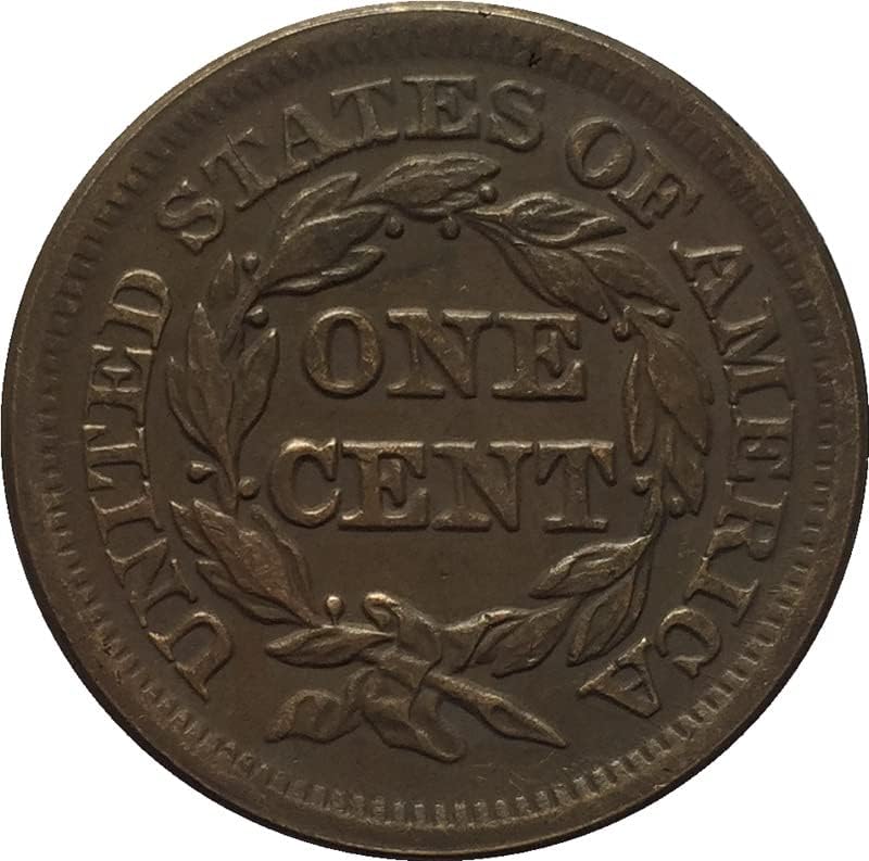 27,5 mm staro 1852. američki novčići bakreni novčići starini zanati inozemne kovanice