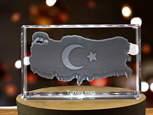 Turska 3D ugravirani kristal 3D ugravirani kristal čuva / poklon / dekor / kolekcionarstvo / suvenir