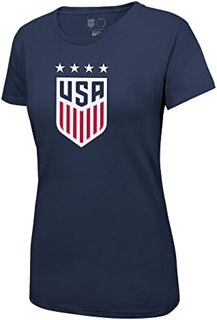 Icon Sports Offical licencirani Američki fudbalski savez Uswnt Player 4 Star T-Shirt