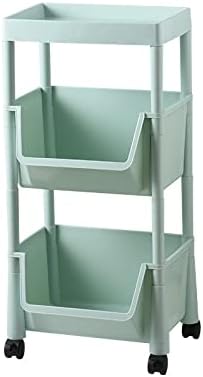 LuckMeet domaćin Veliki zadebljani stalak za odlaganje plastični podni višestruki kuhinjski stalak za skladištenje